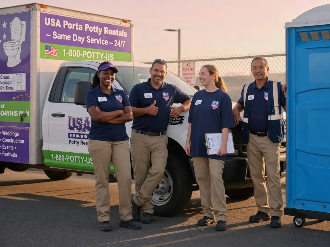 Porta Potty Rental company in Evans, LA