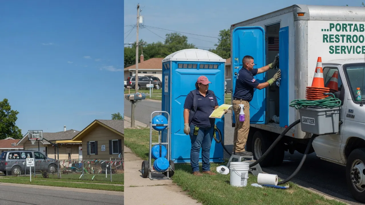 Portable Toilet Rental in Evans, LA near me